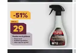 Megaflis Plumbo ovn & grillrens tilbud