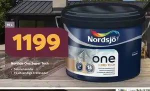 Megaflis Nordsjø One Super Tech tilbud