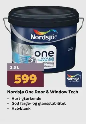 Megaflis Nordsjø One Door & Window Tech tilbud