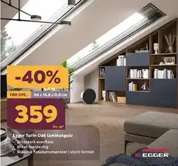 Megaflis Egger Turin Oak laminatgulv tilbud