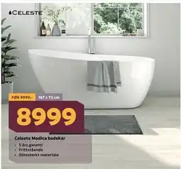 Megaflis Celeste Modica badekar tilbud