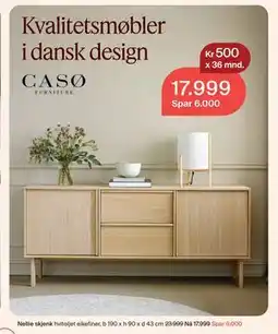 Møbelringen Nellie skjenk tilbud