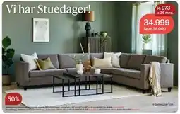 Møbelringen Hjellegjerde Mantovani hjørnesofa tilbud