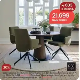 Møbelringen Collum spisebord tilbud