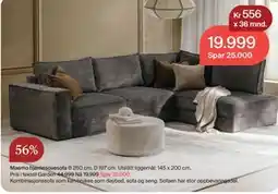 Møbelringen Maemo hjørnesovesofa tilbud