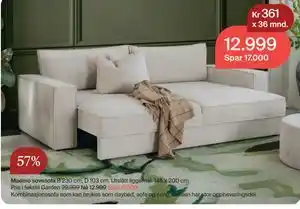 Møbelringen Maemo sovesofa tilbud