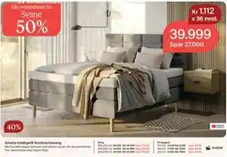 Møbelringen Amelia Intelligel Kontinentalseng tilbud
