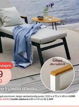 Møbelringen Castillo sidebord tilbud