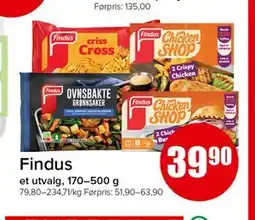 Spar Findus tilbud