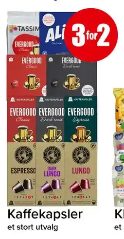 Spar Kaffekapsler tilbud