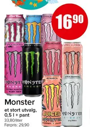 Spar Monster tilbud