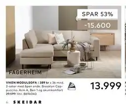 Skeidar VIKEN MODULSOFA tilbud