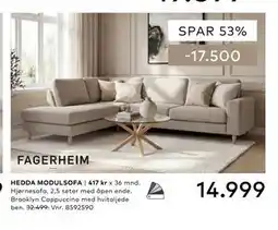 Skeidar HEDDA MODULSOFA tilbud