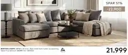 Skeidar BOSTON U-SOFA tilbud