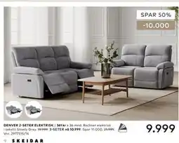 Skeidar DENVER 2-SETER ELEKTRISK tilbud