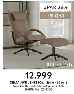 Skeidar DELTA JIVE LENESTOL tilbud