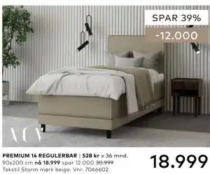 Skeidar PREMIUM 14 REGULERBAR tilbud