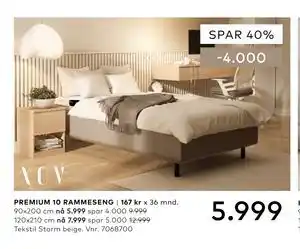 Skeidar PREMIUM 10 RAMMESENG tilbud
