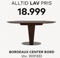Skeidar BORDEAUX CENTER BORD tilbud