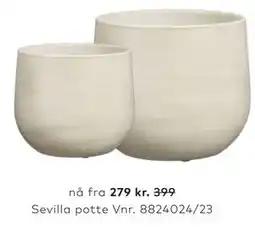 Skeidar Sevilla potte tilbud
