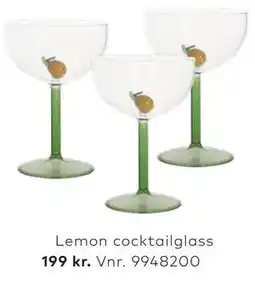 Skeidar Lemon cocktailglass tilbud