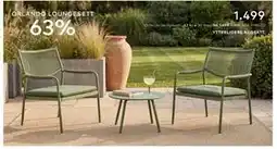 Skeidar ORLANDO LOUNGESETT tilbud