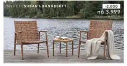 Skeidar SUSAN LOUNGESETT tilbud