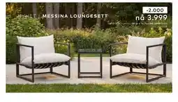 Skeidar MESSINA LOUNGESETT tilbud