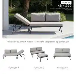 Skeidar Miami Sofa tilbud