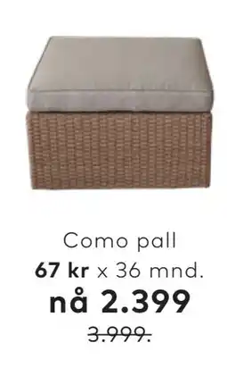 Skeidar Como pall tilbud