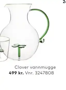 Skeidar Clover vannmugge tilbud