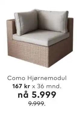 Skeidar Como Hjørnemodul tilbud
