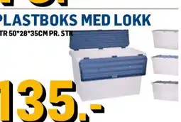 Price Lagerbutikk Plastboks med lokk tilbud