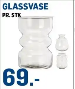Price Lagerbutikk Glassvase tilbud