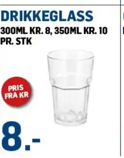 Price Lagerbutikk Drikkeglass tilbud