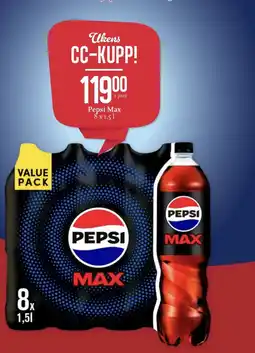 CC Mat Ukens cc-kupp! pepsi max tilbud