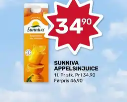 Coop Marked Sunniva appelsinjuice tilbud