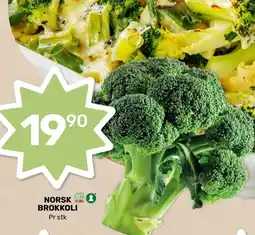 Coop Marked Norsk brokkoli pr stk tilbud