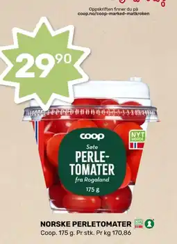 Coop Marked Norske perletomater tilbud