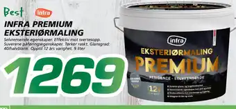 Coop Byggmix Infra premium eksteriørmaling tilbud