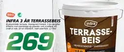 Coop Byggmix Infra 3 år terrassebeis tilbud