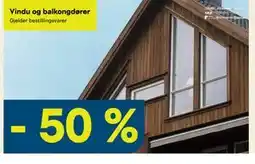 Maxbo Vindu og balkongdører tilbud