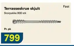 Maxbo Terrasseskrue skjult tilbud