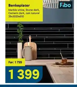Maxbo Benkeplater tilbud