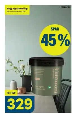 Maxbo Vegg og takmaling tilbud