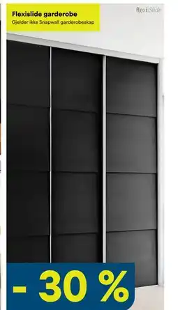 Maxbo Flexislide garderobe tilbud