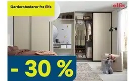 Maxbo Garderobedører fra Elfa tilbud