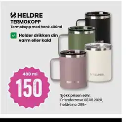 Sport Outlet TERMOKOPP tilbud