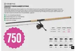 Sport Outlet FISKESETT FERSKVANN/KYSTFISKE tilbud