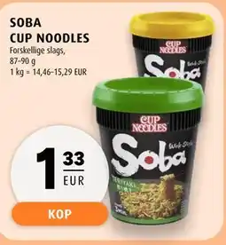 Scandinavian Park SOBA CUP NOODLES, EUR 1.33 tilbud